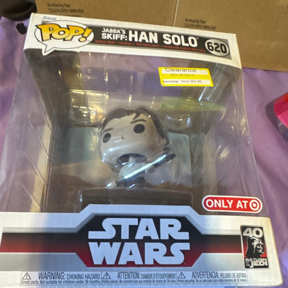 Funko Pop! Star Wars Jabba’s Skiff Han Solo #620 Target Exclusive ROTJ